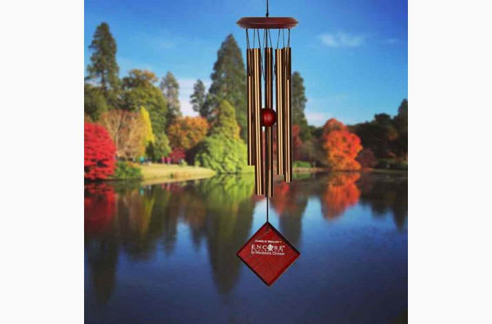 Vindklokke Woodstock Mercur Bronzefarvet 35,5 cm hj