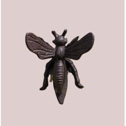 &#128029; Drhammer med Bi i Stbejern  En summende velkomst, L: 8,1 x B :11,8 x H:12.6 cm