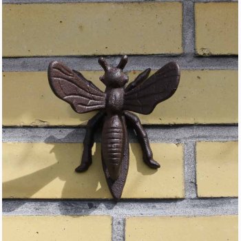 🐝 Drhammer med Bi i Stbejern  En summende velkomst, L: 8,1 x B :11,8 x H:12.6 cm