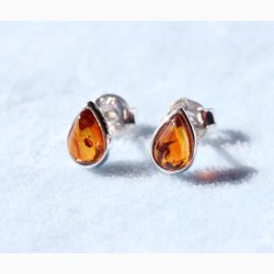 �restikker ravdr�be i rav og s�lv - Ravsmykke