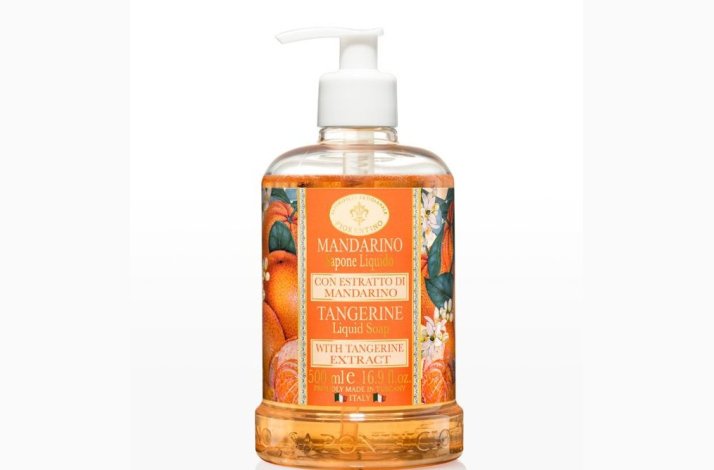 Flydende h�nds�be � Mandarino / Mandarin (med mandarinfrugtekstrakt) � 500 ml � Fiorentino