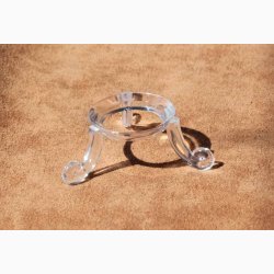 Kugle Rosakvarts : 4,0 cm med fod