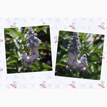 Skjter med fugl og juletr og med ophng, vlg