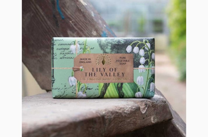 Fast h�nds�be � Lily of the Valley, Liljekonval duft � 190 g � The English Soap Company