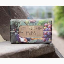 Fast h�nds�be � Wild Fig &amp; Grape (med sheasm�r) � 190 g, The English Soap Company