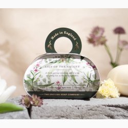 Fast h�nds�be Gaves�ske � Lily of the Valley, Liljekonval � 260 g � The English Soap Company