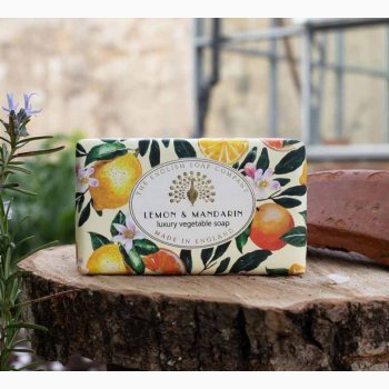 Fast h�nds�be � Lemon & Mandarin / Citron & Mandarin (med sheasm�r) � 190 g, The English Soap Company