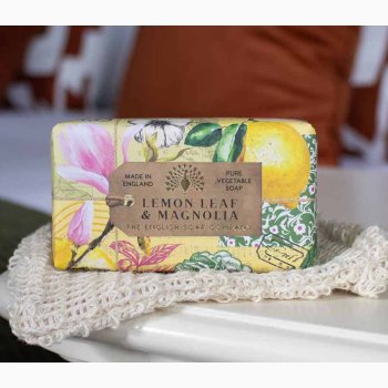 Fast h�nds�be � Lemon Leaf & Magnolia 190 g, The English Soap Company