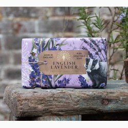 Fast h�nds�be � English Lavender / Lavendel (med sheasm�r) � 190 g, The English Soap Company