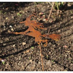 Lille dansende heks OG Lille flyvende heks p stang i jern