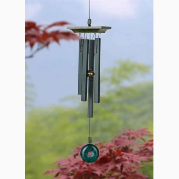 Vindklokke Woodstock Jade grn 55 cm hj