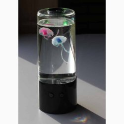 Akvarie Lampe med 2 Svmmende Vandmnd H: 23 cm