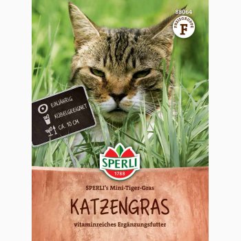 Kattegras �SPERLI�s Mini-Tiger-Gras� � Fr� (r�kker til ca. 1,5 m2)