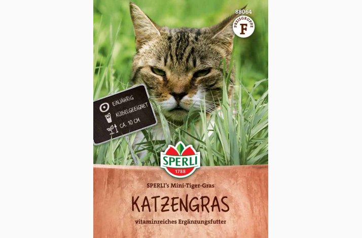 Kattegras �SPERLI�s Mini-Tiger-Gras� � Fr� (r�kker til ca. 1,5 m2)