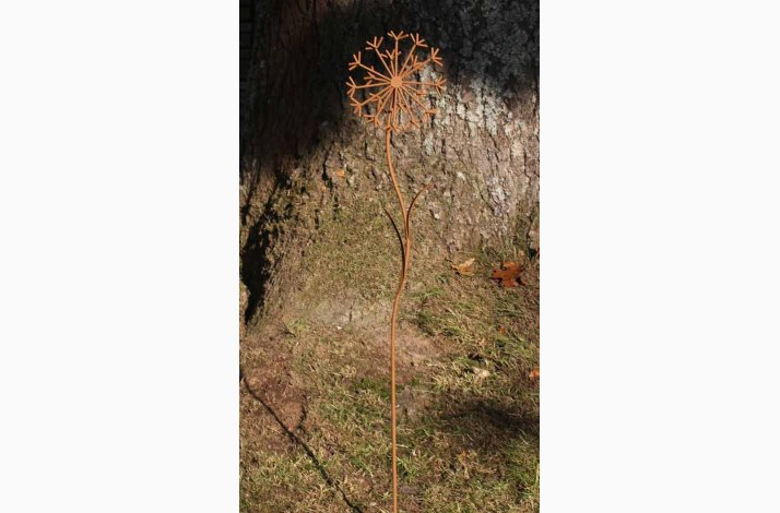 Blomsterskrm i metal H:60 cm.