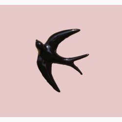 Vgkunst svale i keramik 13 cm - stk. pris