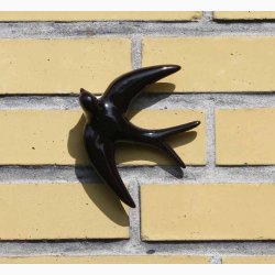 Vgkunst svale i keramik 13 cm - stk. pris