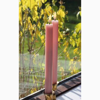 3D flamme Lyserde 24 cm hje LED kronelys 2 stk. i pk