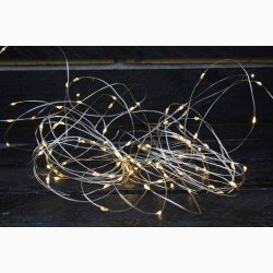 Lyskde 100 LED drbelyskde til batteri, timerfunktion, udendrs/indendrs