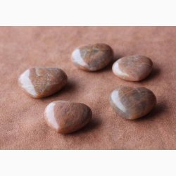 Mnesten Hjerte krystal - stk. pris (fra 3,2 til 4,3 cm)