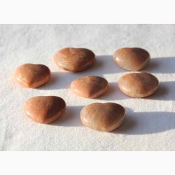 Mnesten Hjerte krystal - stk. pris (fra 3,2 til 4,3 cm)