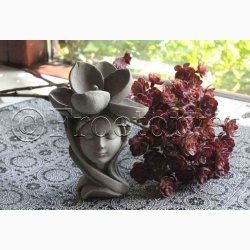 Kunstig Plante Echeveria H: 45 cm vinrd 