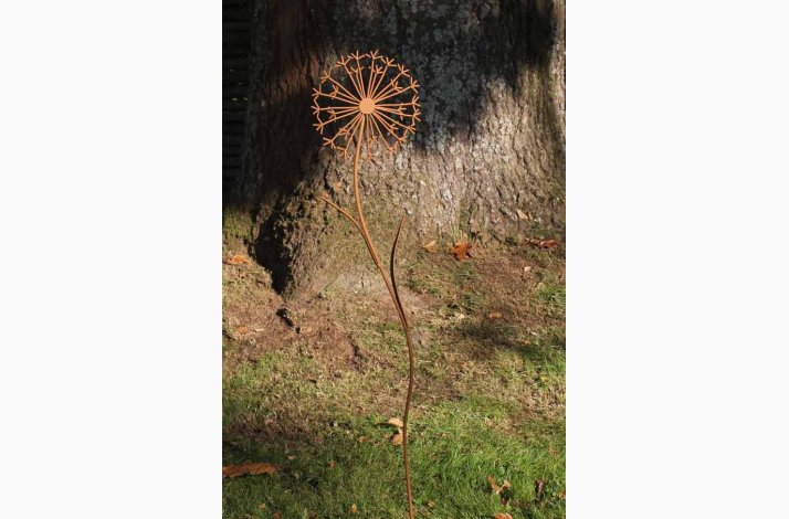 Blomsterskrm i metal H:80 cm.