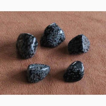 OBSIDIAN SNOWFLAKE - Obsidian krystal stk. pris