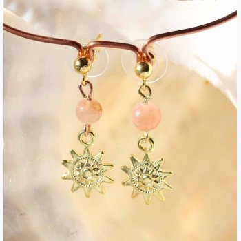 reringe  Solsten & Sol charm Guldfarvet - Krystal reringe