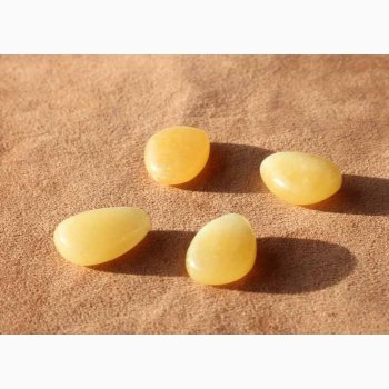 Calcite Orange drbeformet ( 2,5 -3 cm ) krystal - stk. pris