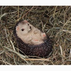 Pindsvin L :5.7 x B: 7.7 x H: 5.8 cm