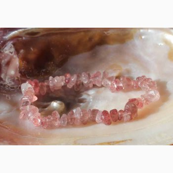 Armbnd med Jordbrkvarts chip - Krystal armbnd