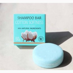 Shampoo bar 60 G - Cotton Softness - Bomuldsbldhed, til trt hr
