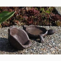 Ngleholder skildpadde i stbejern 