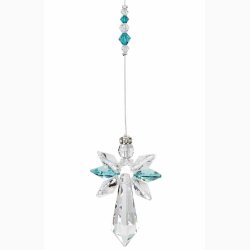 Regnbuedanner Skytsengel Bl Zirkon Krystal