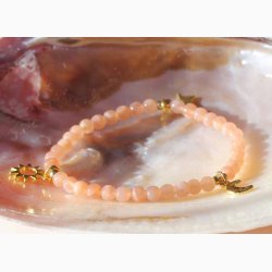 Armbnd med Solsten og Stjerne/Mne/Sol Charms ( 0,4 cm perler) - Krystal armbnd