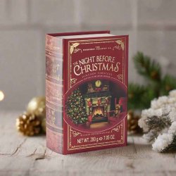 &#10024;Christmas Story Book Sbe  The Night Before Christmas 200 g, Triple Milled Julesbe