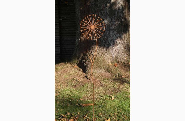 Blomsterskrm i metal H:100 cm.