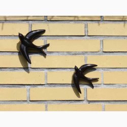 Vgkunst svale i keramik 13 cm - stk. pris