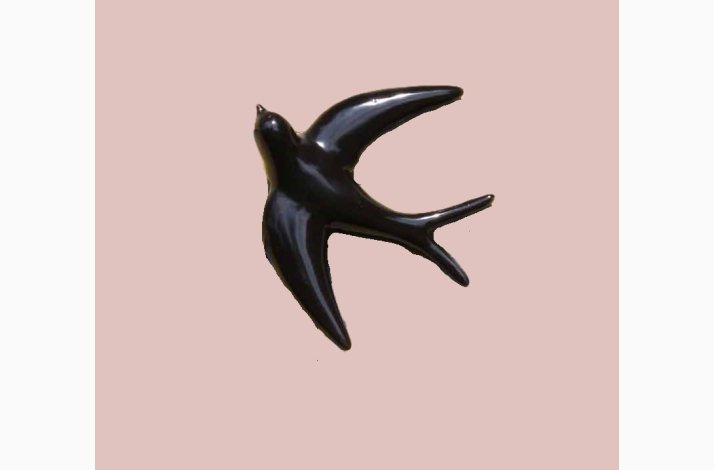 Vgkunst svale i keramik 16 cm - stk. pris