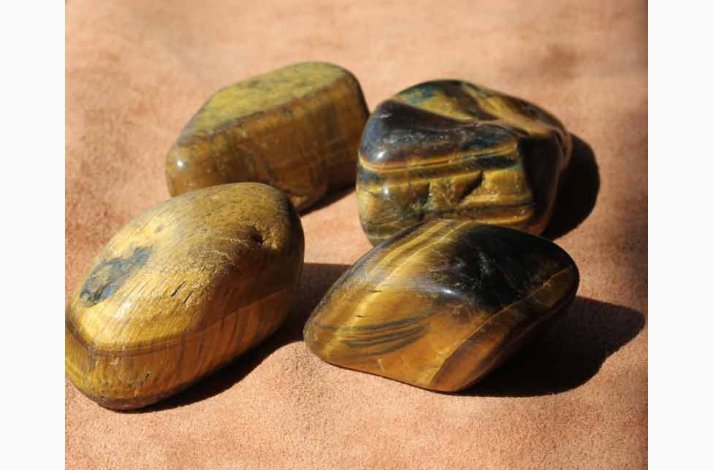 Tiger eye - Tigerje krystal stk. pris