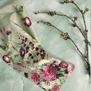 VISKESTYKKE  (�kologisk bomuld) - Blossom Garden JL