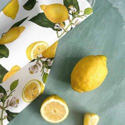 VISKESTYKKE (�kologisk bomuld) - CITRON