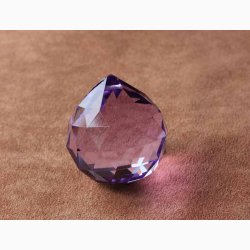 Feng Shui krystal violet  5 cm