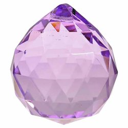 Feng Shui krystal violet  5 cm