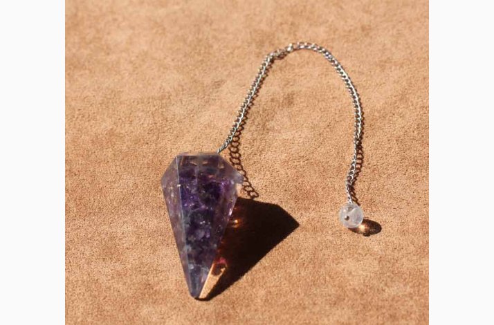 Orgonit Pendul Ametyst Kegleudskring