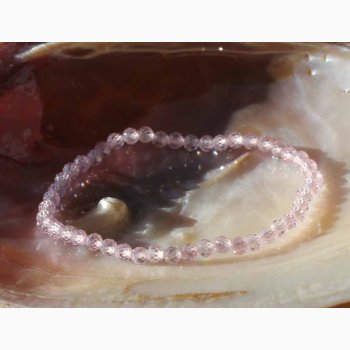 Armbnd Zircon 4 mm Lyserd - Krystal armbnd